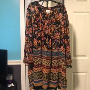 EUC Floral Dress Size XL